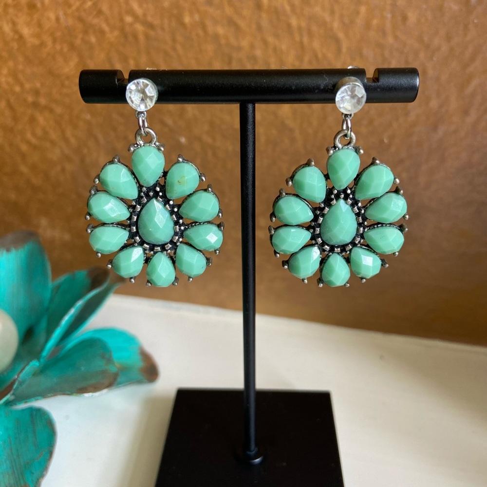 Turquoise fashion earrings